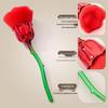 Rose Nail Art Dusting Brush with Soft Bristles - Multiple Colors Available