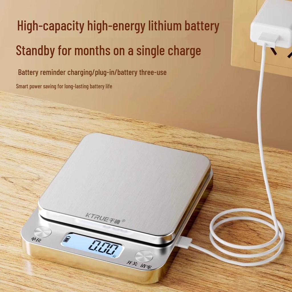 High-Precision 0.01g Rechargeable Kitchen & Baking Scale