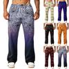 Herren Halloween Bedruckte Jogginghose mit Taschen Lockerer Schnitt Jogginghose für Sport