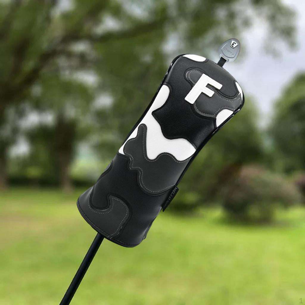 Golf Club Head Cover Anti Scratch Wood Headcover,PU Leather,Fashion Portable