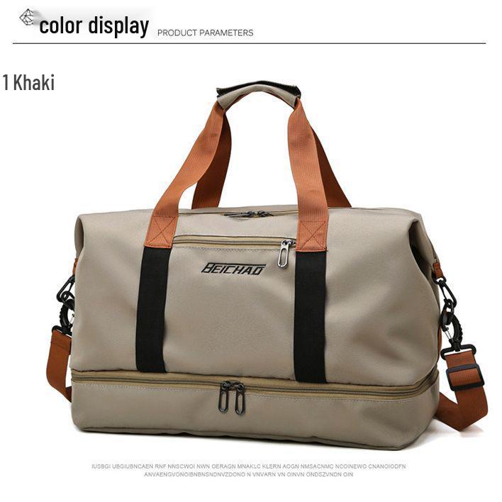 Waterproof Sports Bag with Custom Logo: Gym, Travel, Wet/Dry Separation, Lightweight, Shoe Compartment