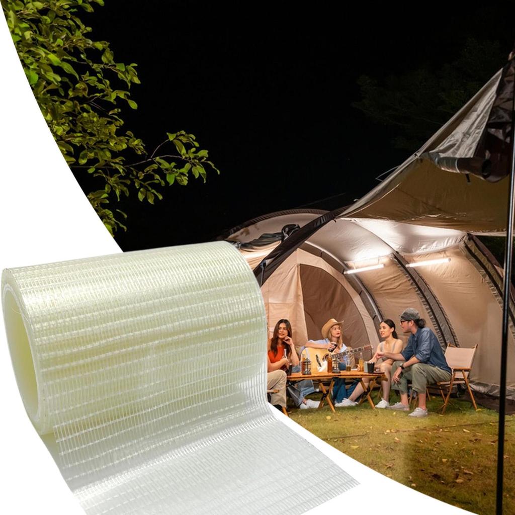 RV Awning Repair Tape Heavy Duty Tarp Repair Tape Canopy Patch Weather-Resistant Boat Cover Patch For Roof Umbrella Sail Leather