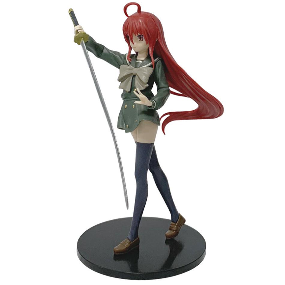 19CM Anime Shakugan Shana Punish Action Figures Model Collection Ornament Cartoon Toy Gift PVC no the crime Articulated Poseable Detailed Movable