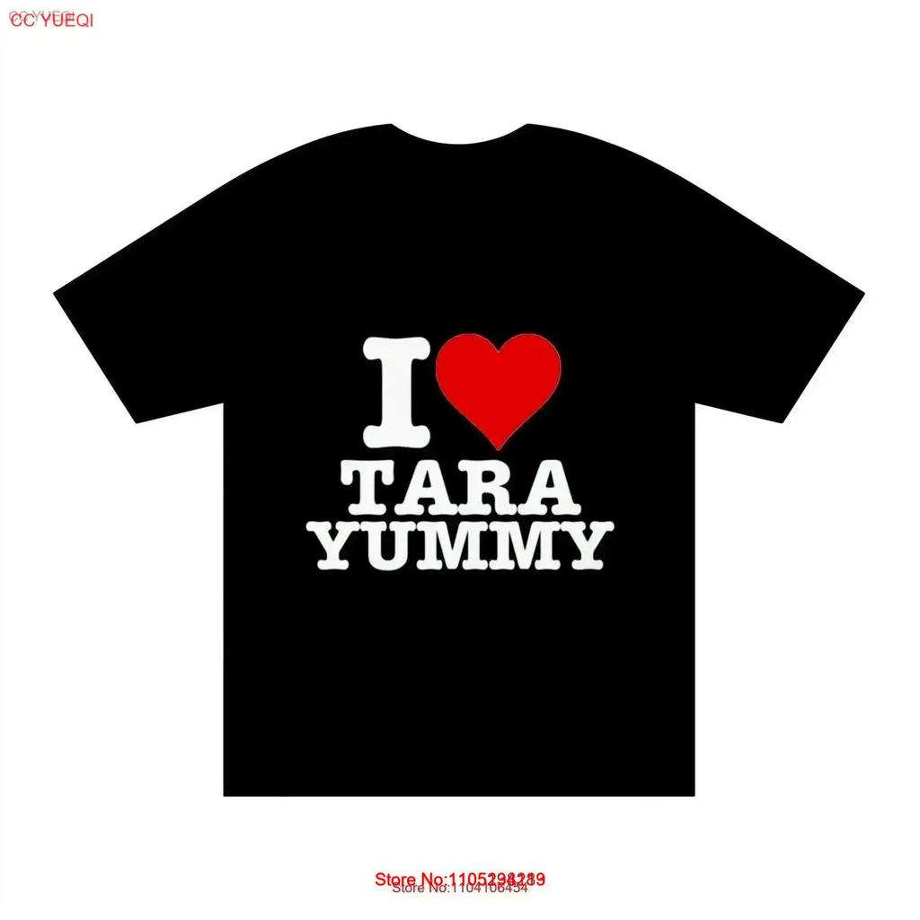 I heart tara yummy heavyweight black tee shortsleeve vintage Washed Comfortable designer clothes Versatile Stylish Soft Casual
