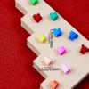 100pcs Mini Claw Clips Heart Shape Tiny Cute Hairpin Hair Accessories Children Colorful Hair Clamps for Girls