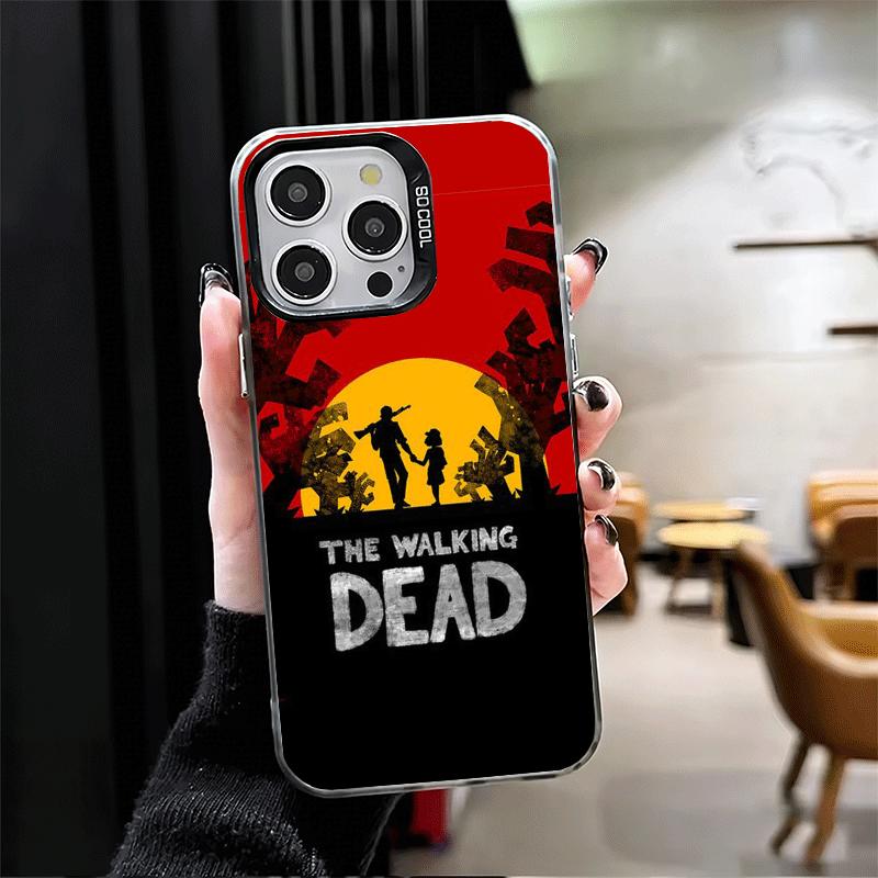 The Walking Deads Soft Phone Case for iPhone 15 16 17 Pro Max 17Air 16E 14 Plus 13 12 Mini Shockproof Cover Back Shell