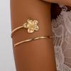 A Women's Arm Bracelet, Simple Floral Women's Arm Bracelet, Suitable for Daily Wear and Banquet Wear