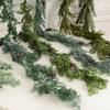 Artificial PE Rattan Leaves for Wall, Door, and Christmas Decor Vines