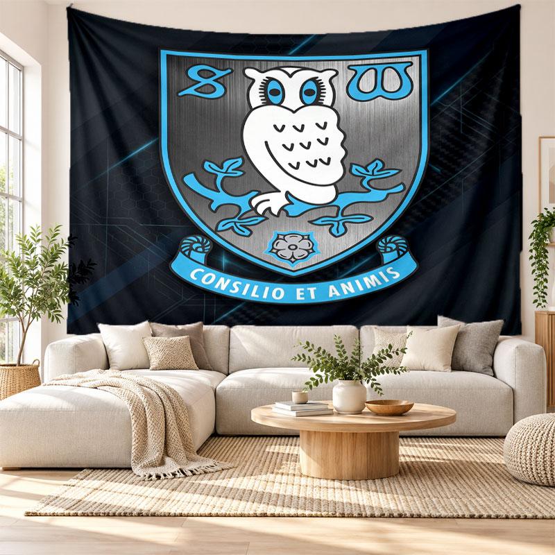Sheffield Wednesday Wall Tapestry, Soft Fabric Wall Hanging, Decorative Backdrop For Bedroom Home Wall Art