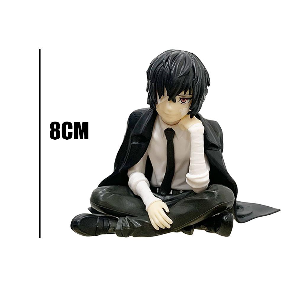New Bungo Stray Dogs Dazai Osamu Figurine Nakahara Chuuya Action Figures Pvc Model Collection Noodle Stopper Birthday Toy Gifts