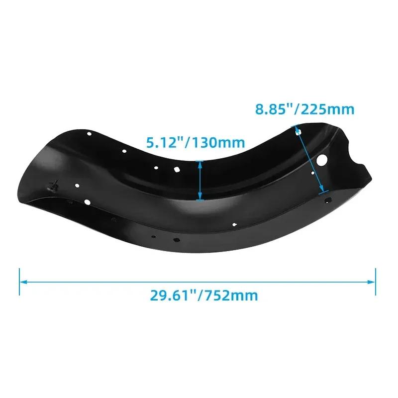 Motorcycle Black Rear Fender Mudguard Mud Guard Cover For Harley Touring Road King CVO Electra Glide Street Glide FLHR 2009-2020