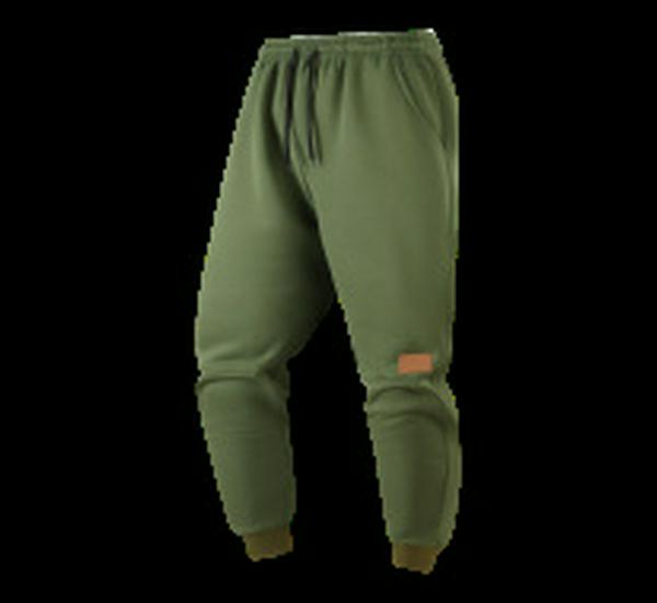 Men's European Size Solid Color Fleece Sports Pants with Drawstring - Warm, Casual, and Suitable for Many Occasions