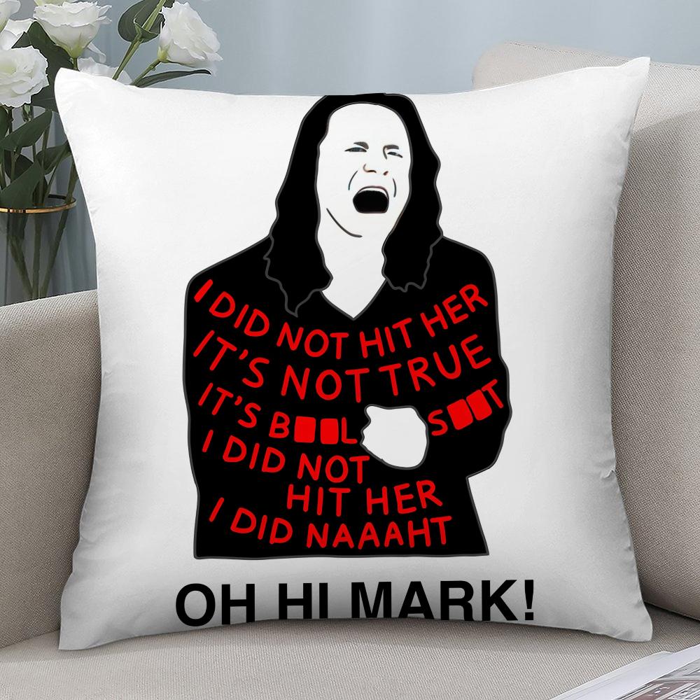 The Room T-Tommy Wiseau Pillow Case 3D Print Polyester Fiber 40*40 Cm Home Sofa Throw Pillow Cover Decoration Festival Gift