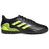 Adidas Copa Sense.4 Turf Round Toe Comfortable Trendy TF (Rubber Studs) Durable Soccer Shoes Men Soccer Shoes Black Yellow FW6547