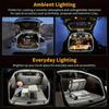 LED Car Trunk Light Strip Automatic On/Off Sensor Ambient Light Bar Waterproof Concealed Installation for Auto Decor Accessories