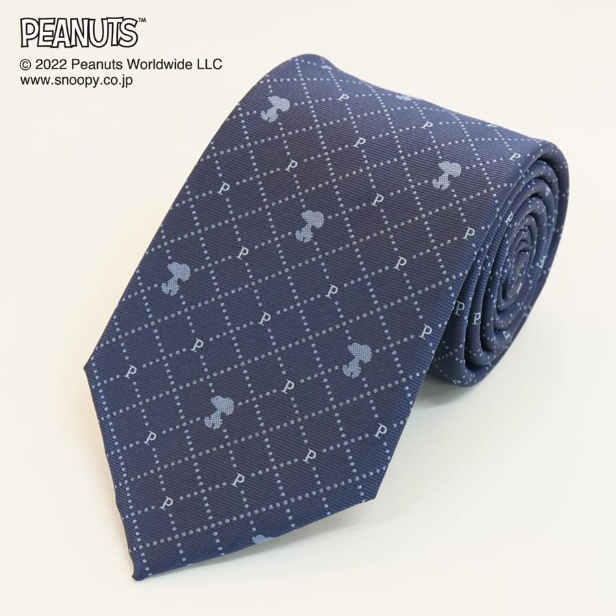 Peanuts Snoopy Tie PND48168 Blue SNOOPY Business Brand Tie Gift