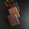 30% Off Men's Short Wallet Business Retro Style Change Clip PU Leather Vertical Leather Bag Ledger