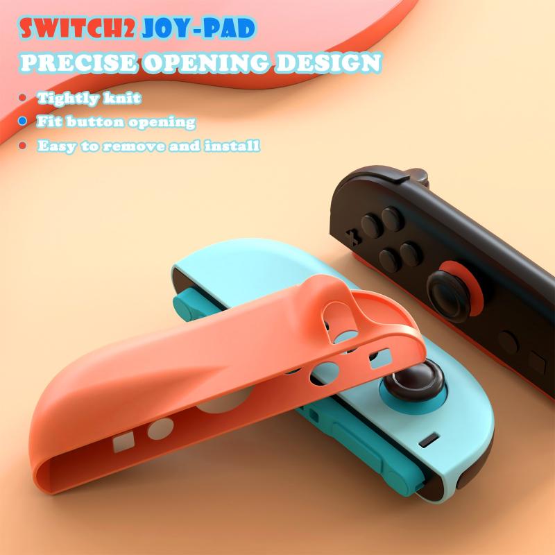 Silicone Case Hand Grip Shell Protective Cover For Switch 2 Handle Protector Cover Joystick Joy-Con Controller Protection Case