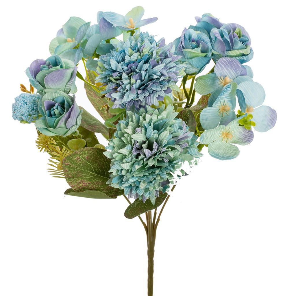 1/3pcs Artificial Flowers Ball Chrysanthemum Rose Wedding Home Room Table Decor Wreath Bridal Bouquet Table Arrangement Diy Gift