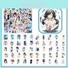 Vibrant Pvc Cartoon Animation Stickers Set For Laptops Luggage And Phones