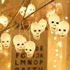 Halloween LED String Lights: Pumpkin, Spider, Skull, Ghost & Bat Decor for Party & Bar