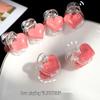 Butterfly Bliss: Pink Heart Mini Claw Clip - Cute & Sweet Qixi Collection