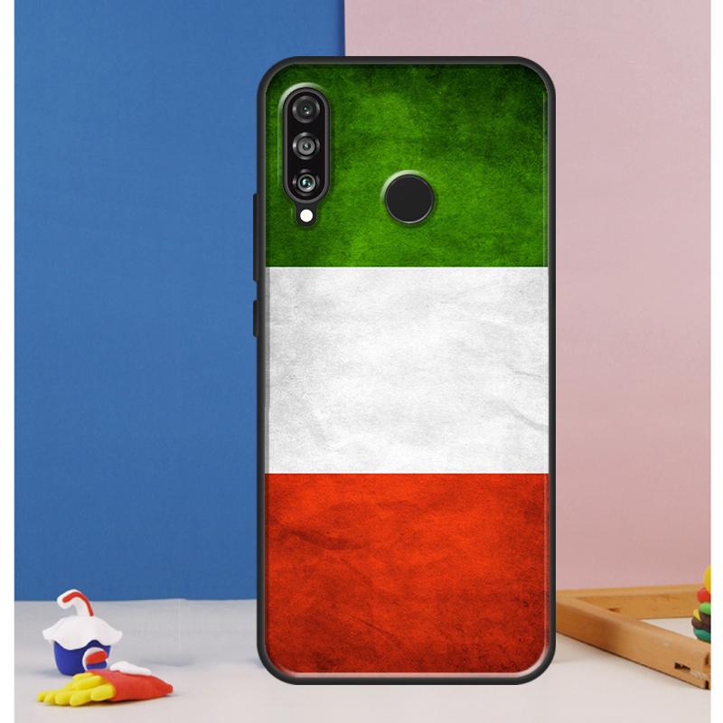 Italy Flag For Huawei Nova 12s 12i 11i 5T Y90 Y70 Y60 Y61 Y91 Y72 9 10 SE P60 Pro P20 P30 P40 Lite Case