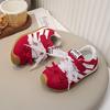 Girls Shoes Sneakers Summer 2025 New Children's German Training Shoes Red Mesh Versatile Breathable Casual Shoes