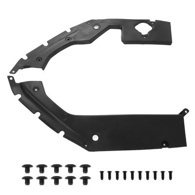 2PCS Engine Bay Side Panel Wear Heat Resistant Dustproof Replacement for CIVIC 10TH 2016‑2020