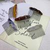Wei Yi Stylish Acetate Hairpin Comb for Bangs - High-End Textured Design