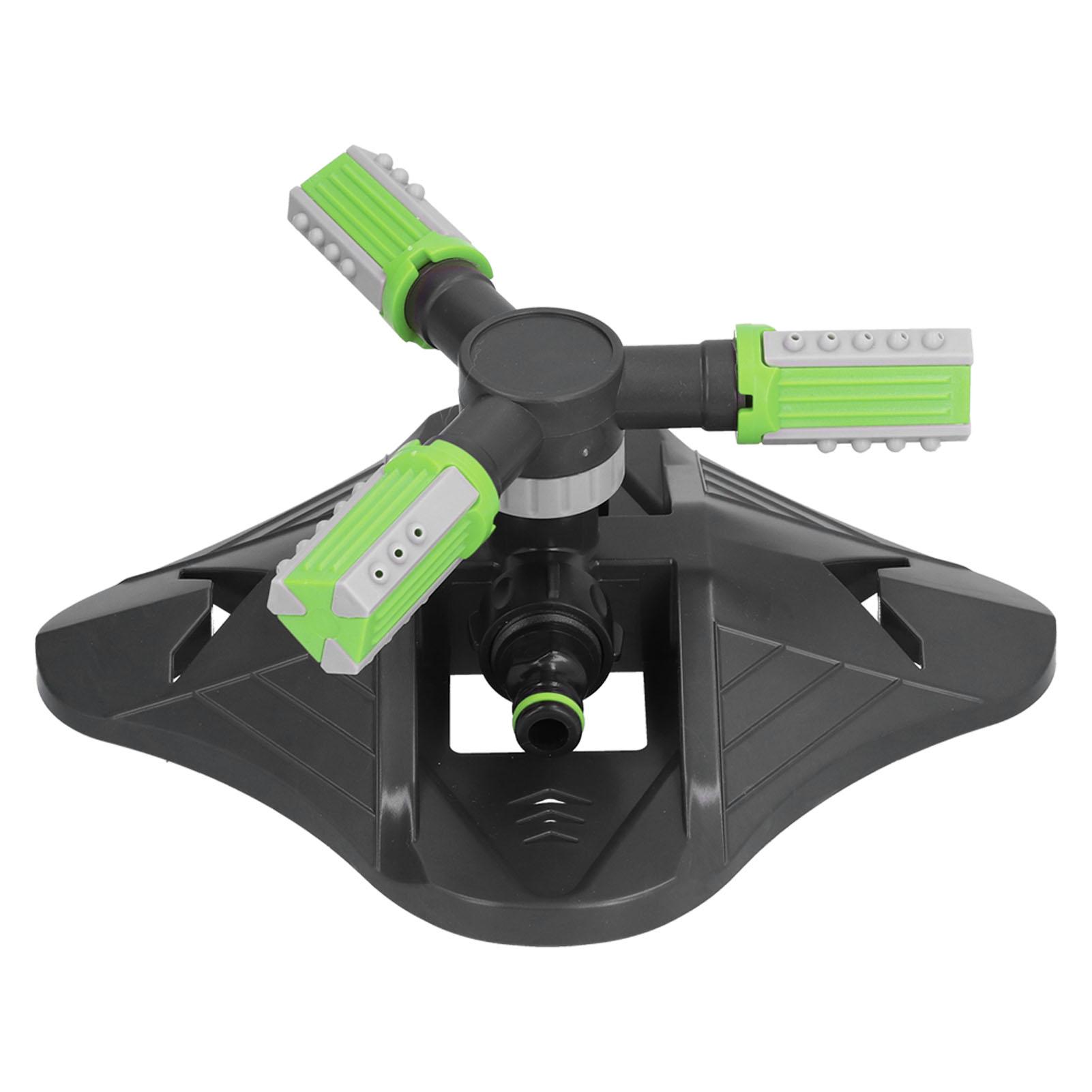 

Газонный дождеватель Автоматическое устройство для полива цветов Трехрожковый дождеватель для полива сада зелёный