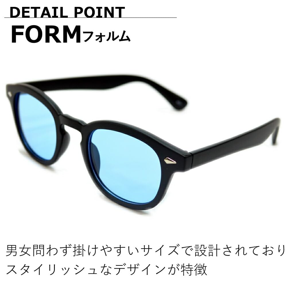 Sunglasses for Men and UV Fashion Boston Tinted Lenses [MERRY PLEASURE] Women, Protection, Glasses, Round, Style, (Lightly Colored)