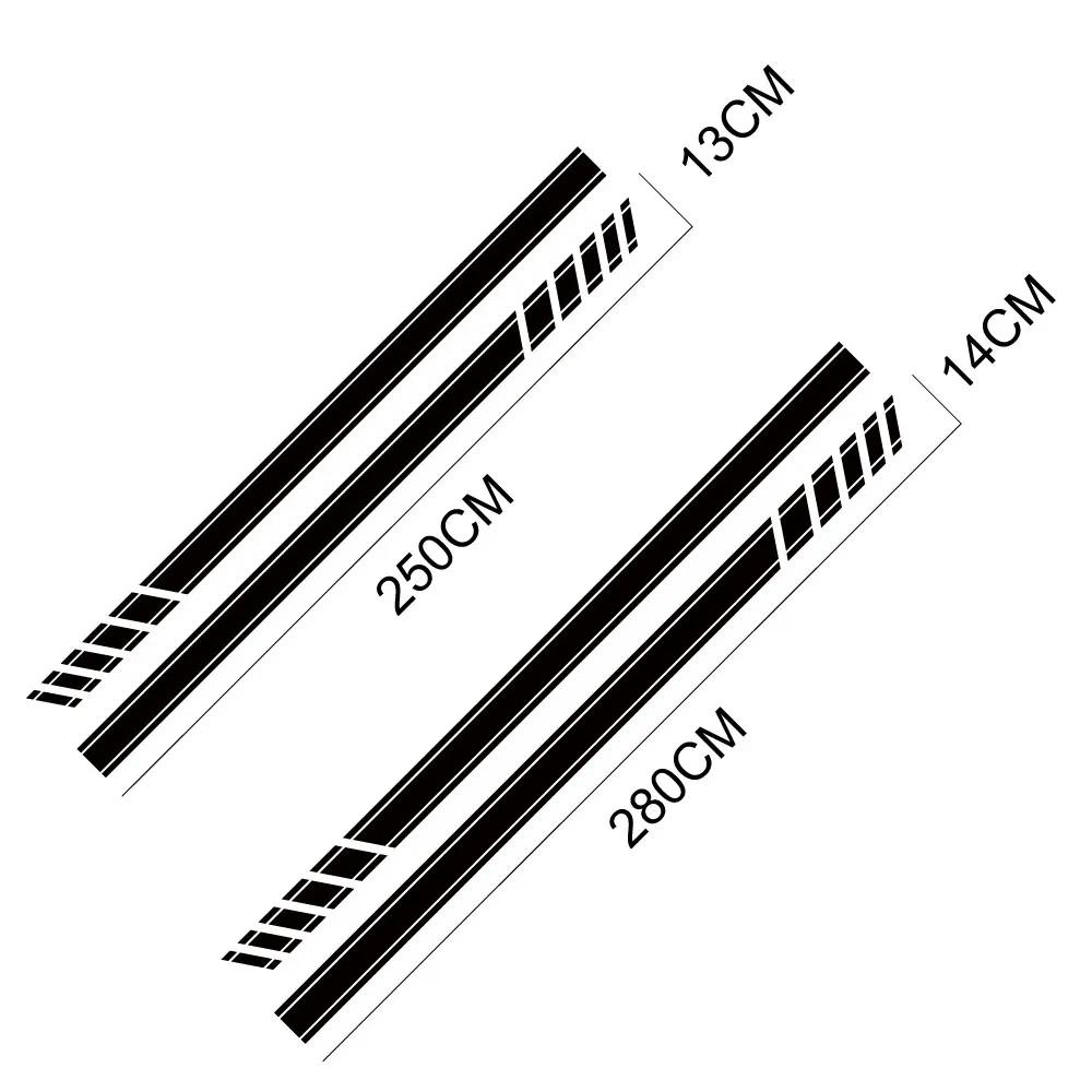 Car Door Stripes Stickers Camper Van Vinyl Decals For Renault Trafic 3 2 Fiat Talento Nissan NV300 Vauxhall Vivaro Accessories
