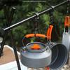 WTEMPO Veselă de gătit pentru exterior Veselă de picnic Set ceainic Echipament de camping Aragaz cu casetă Veselă portabilă