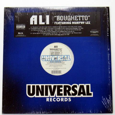 

12inch Record ALI - Boughetto / I Got This 4400156131 Universal Recor 2002 US Rap & Hip-Hop/R&B Used