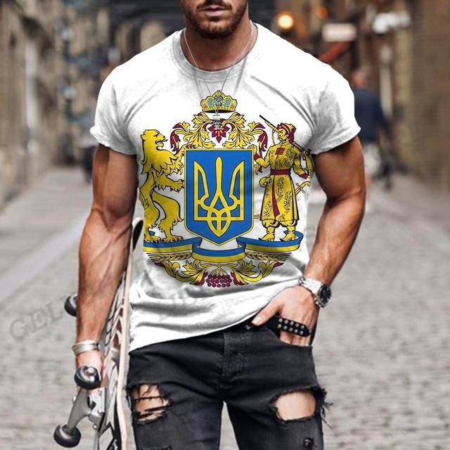 Bobby 2 Oekraïne Vlag 3d Print T-shirt Mannen Vrouwen Mode T-shirts Tops Kinderen Hip Hop Tops Tees Zomer Heren T-shirt Oversized Tops Unisex 4XL