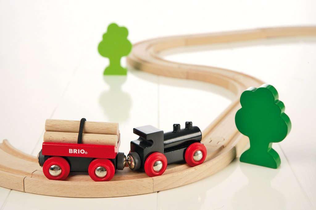 BRIO Little Forest Basic Rail Set [18 Pieces] for Ages 2 and Up (Wooden Train Toy with Rails) 33042