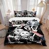 3pcs Horror Movie Characters Duvet Cover Set - Soft & Breathable Bedding, Includes 1 Duvet Cover and 1/2 Pillowcases (No Insert) Yy251107151