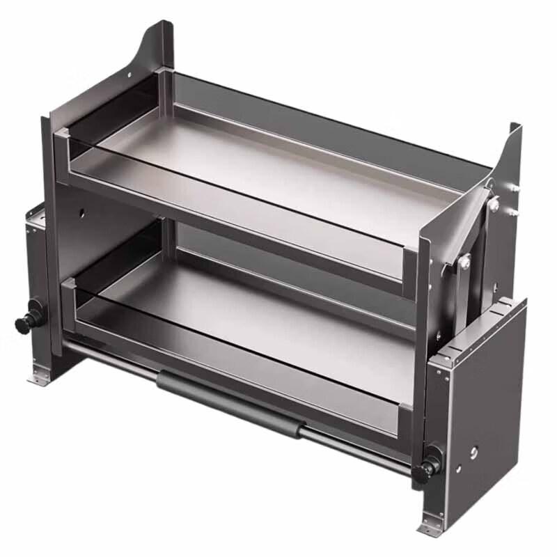 Adjustable Pull-Down Kitchen Cabinet Organizer