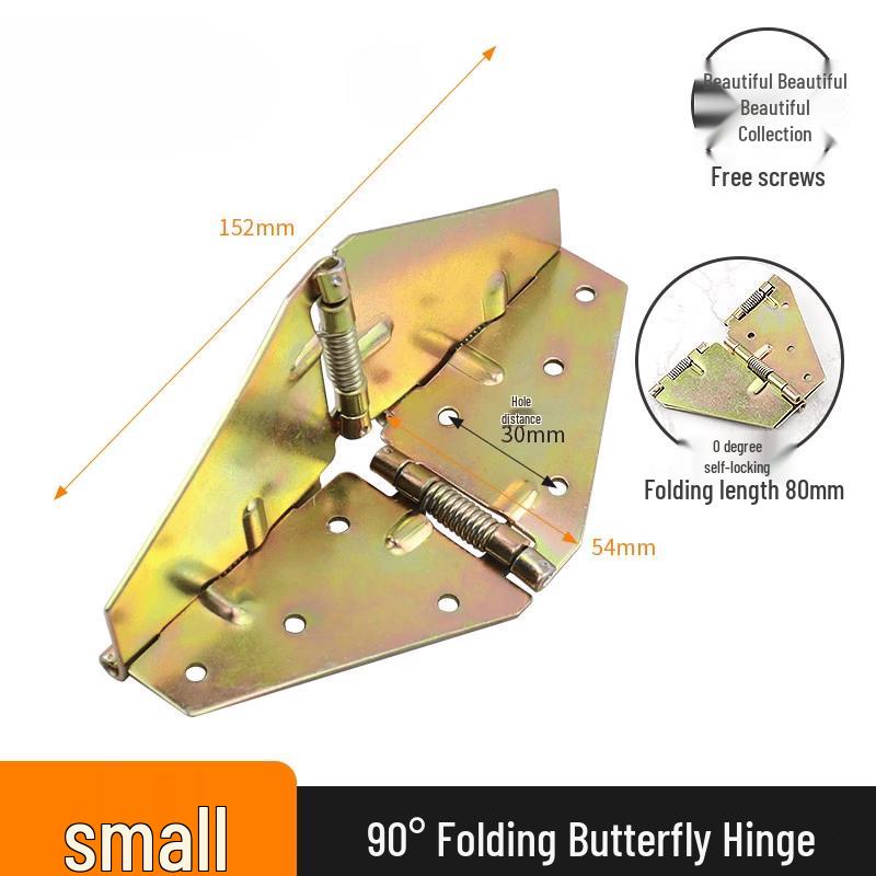 

Small Galvanized Butterfly Folding Hinge