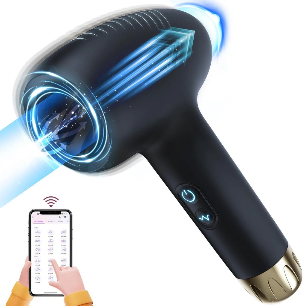 Kontrola przez Aplikację Automatyczny Kubek Masturbacyjny dla Mężczyzn Wibracje Blowjob Wagina Kieszonkowa Pussy Maszynka do Seksu Oralnego Zabawki dla Mężczyzn Dorosłych 18+