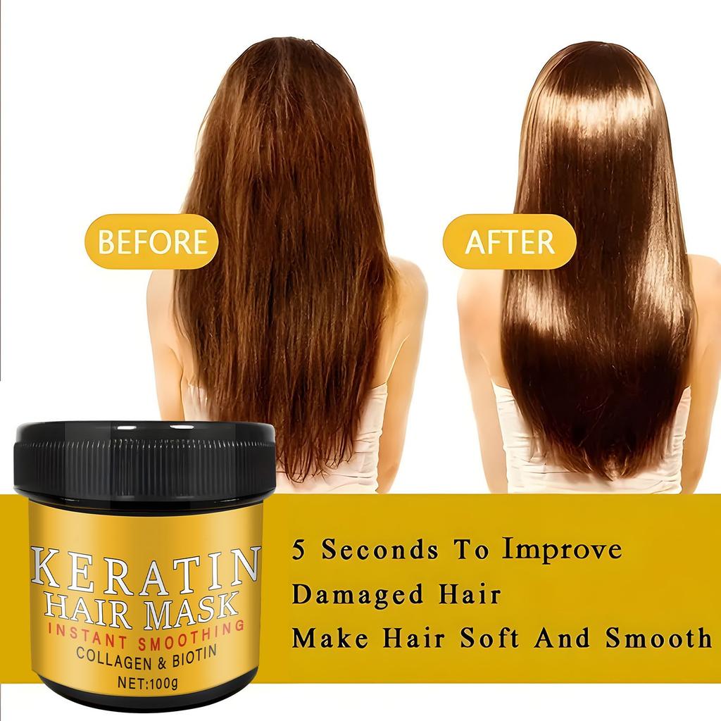 Îngrijire Hidratantă a Părului Mască pentru Păr Neted și Mătăsos 100g