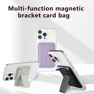 Magnetic Cell Phone Holder Stand Foldable Desktop Bracket with Magnet Ring Adjustable