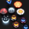 12V High-Brightness LED Motorcycle Abyss Decorative Lights - Personalized Atmosphere with Side Warning