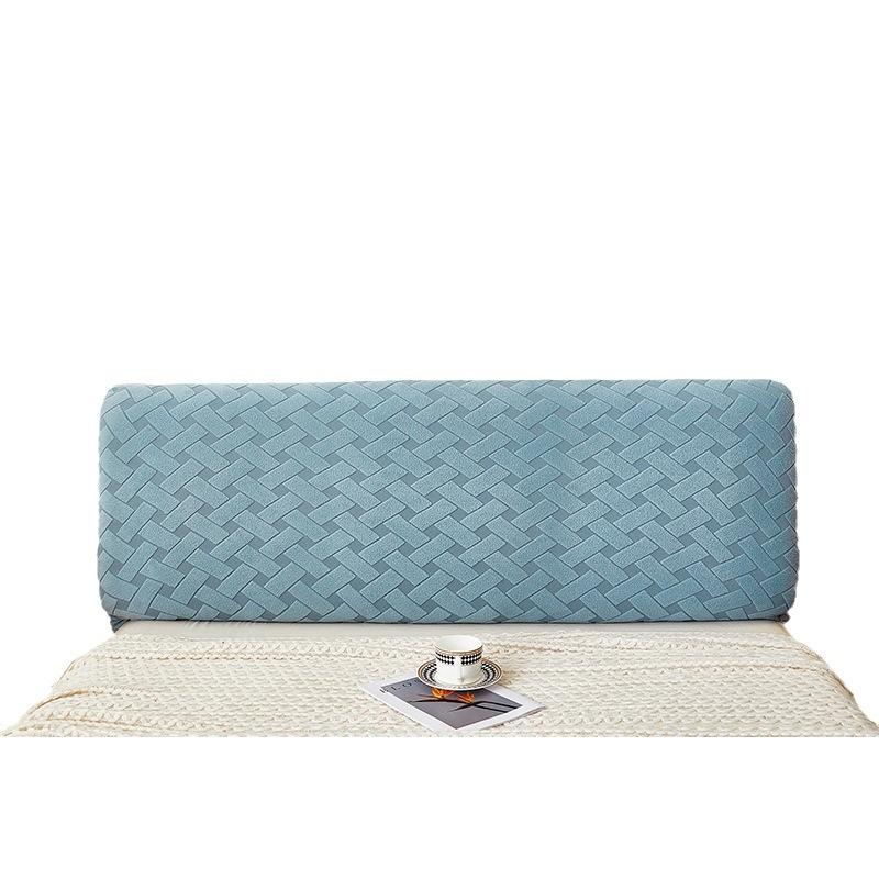 Headboard Cover Full Queen Cal King Stretch Soft Bed Headboard Slipcover Stretch Solid Color Dustproof Protector Cover Washable for  Bed Bedroom Decor