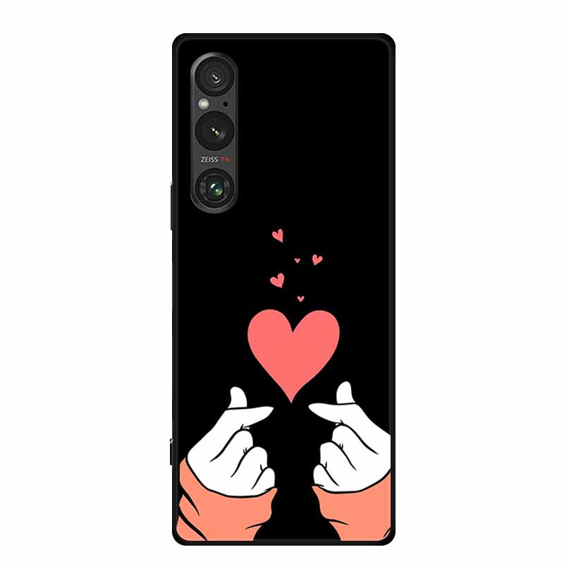 Etui na Sony Xperia 1 VI, luksusowe, miękkie silikonowe etui z TPU na tył telefonu Sony Xperia 1 VI 5G, urocze, odporne na wstrząsy, z motywem kwiatów i kreskówek