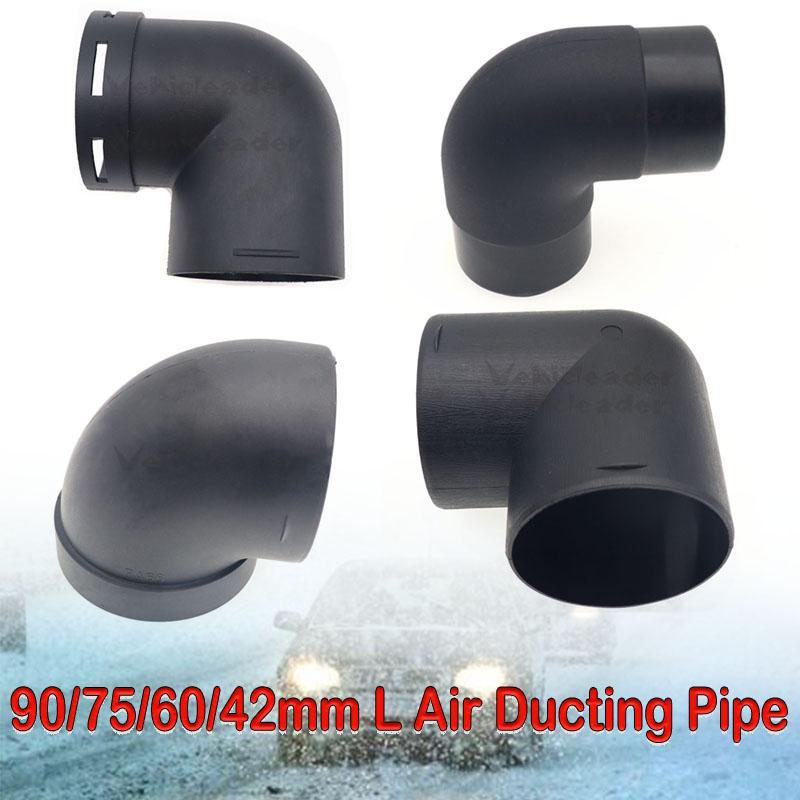 2-Pack 75mm Diesel Heater Duct Elbows - High Temp Resistant Connectors For Webasto/Eberspacher