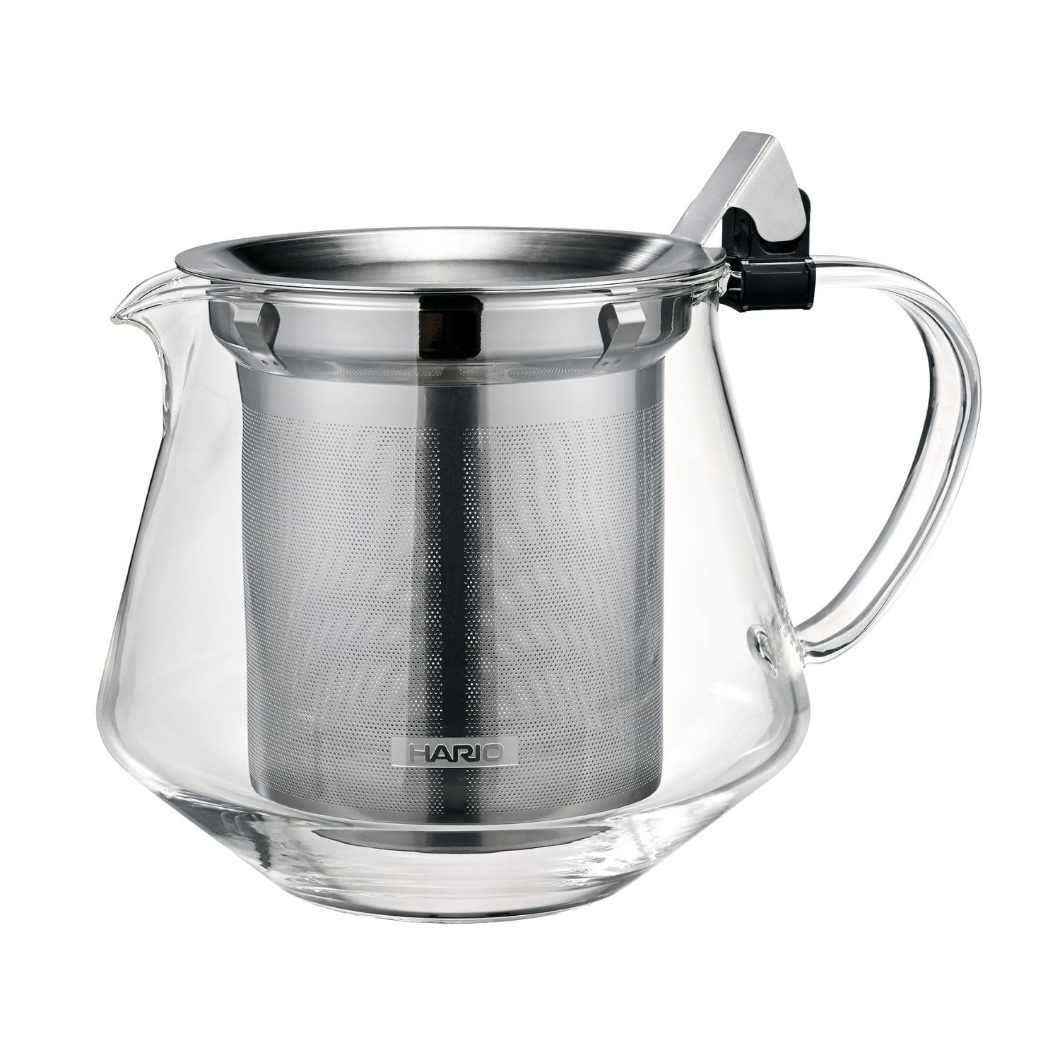 

HARIO CLEAR BREW 600mL glass and stainless steel perfect as a hairline silver POT, capacity, heat-resistant construction, stackable, gift, finish,