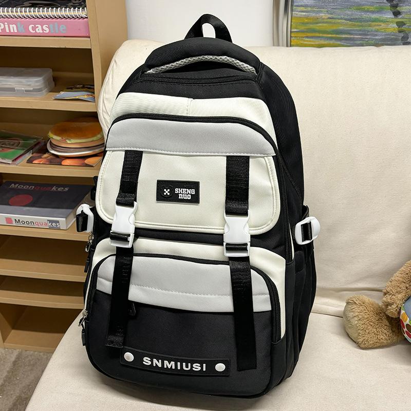 Children's Schoolbags Elementary School Girls Junior High School Color Combination High Value and Dirt Resistant Backpack
