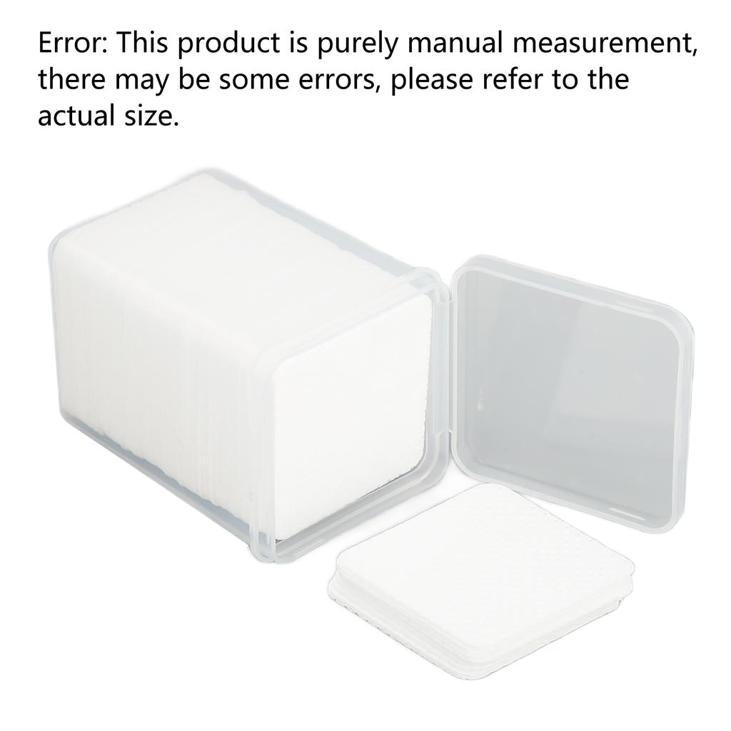 200PCS Portable Lint Free Wipes Antistatic Anti Pull Pure Cotton Lint Free Nail Wipes